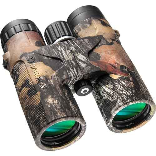 Barska Blackhawk 42mm Binoculars ? Waterproof Fogproof, BAK-4 Prism, Multi-Coated Optics, Rugged Rubber Armor, for Hunting, Bird Watching & Outdoor Use
