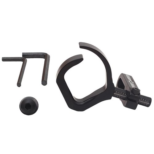 Elkrich Bowfishing Arrow Rest Archery Arrow Rest Aluminum Alloy Arrow Rest Right and Left Hand for Compound Bow Recurve Bow Fishing Accessory (Black)