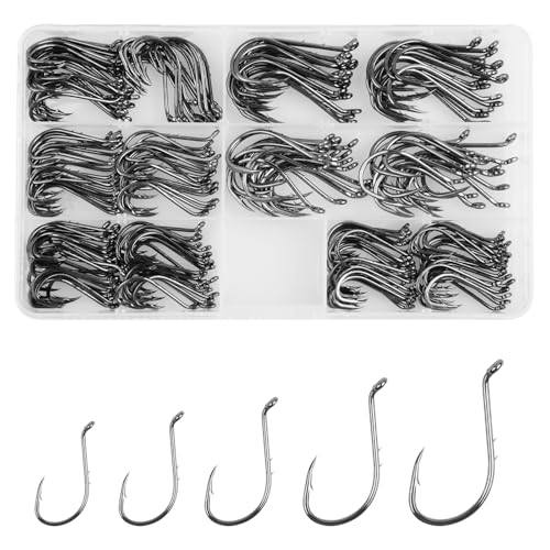 150pcs Octopus Baitholder Fishing Hooks Double Barb Saltwater & Freshwater