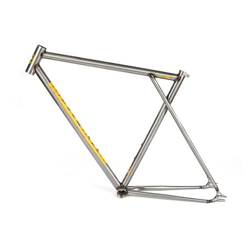POLSO FM007 INTRO7 Fixed Gear Bicycle Frame CR-MO Track Frameset for Cycling 52cm and 55cm GT Cross Version (Cr-Mo Frame, 55cm(170-180cm))