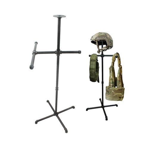 IMCCSPTP Body Armor Stand,Free-Standing Tactical Gear Stand,Heavy Duty Armor Stand,Police Gear Stand Apply Helmet Vest Belt(Black