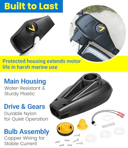 Control Box Housing & Gear Repair Kit for Minn Kota Trolling Motors