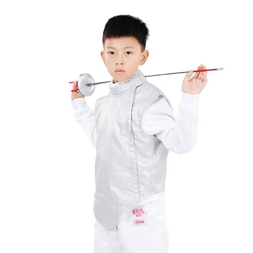 FGPGYAKANC Metal Fencing Jacket, Foil Fencing Gear, Fencing Uniform for Adults and Children, Non-Washable, Suitable for Competition(Left Hand,54#)