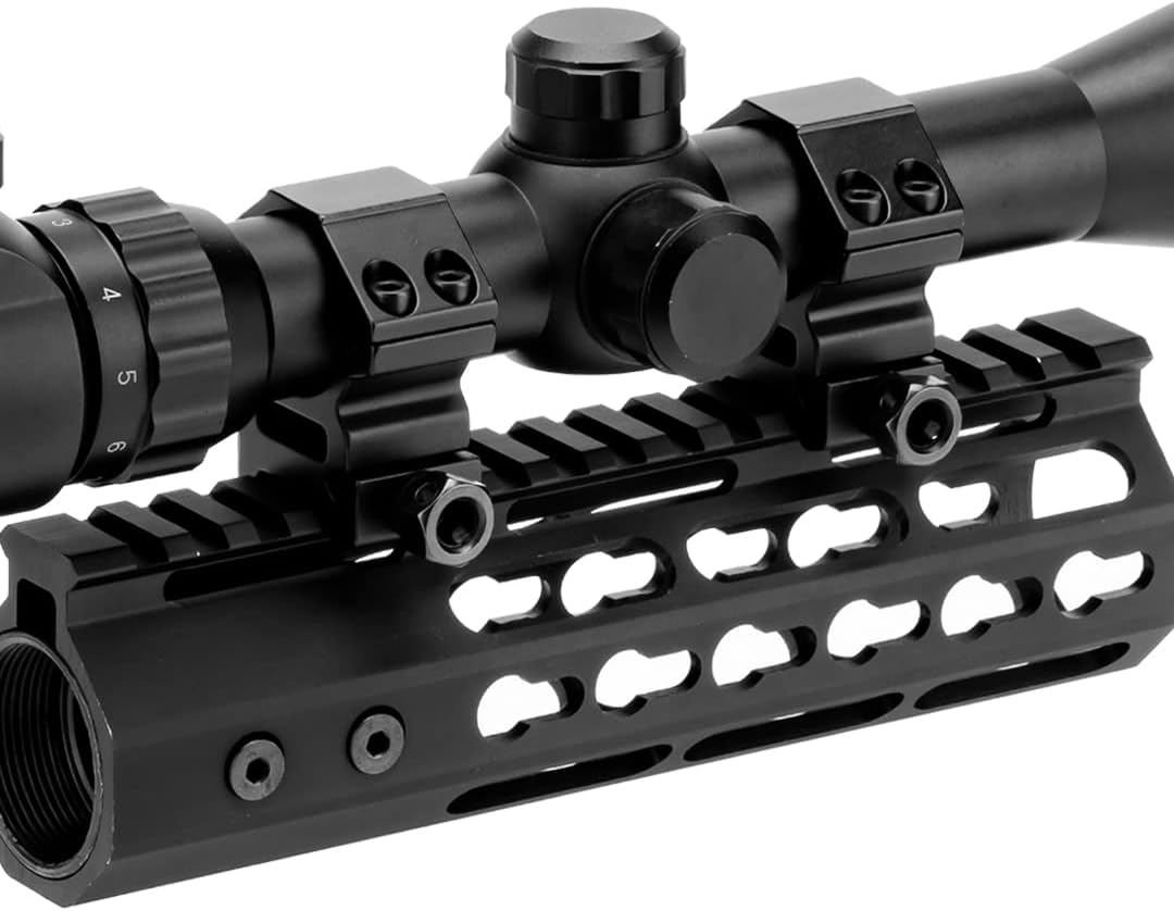 1'' Scope Rings, 2Pcs High Profile or 2Pcs Medium Profile 1 Inch Scope Mount Rings for Picatinny Rail