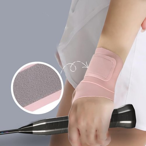 Sports and Fitness Wrist Brace Badminton Wrist Wrap Sleeve,Pink