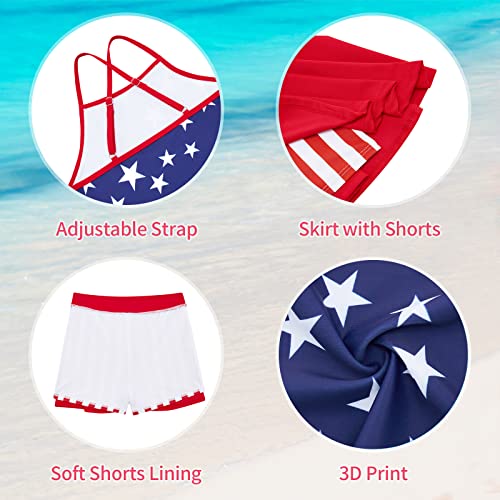 Girls Tankini Swimsuit Two Piece Bathing Suit Ages 3-13 - Comfortable & Stylish Swimwear