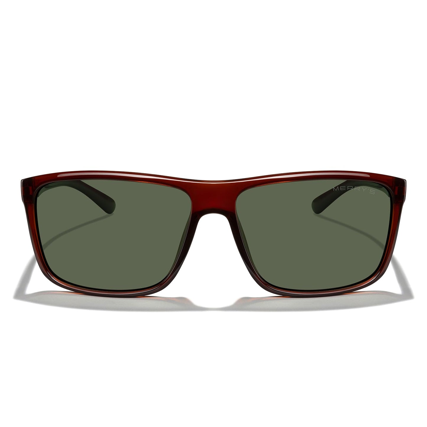 MERRY'S Rectangular Polarized Sports Sunglasses for Men Women Cycling Driving Fishing UV400 Protection S8225