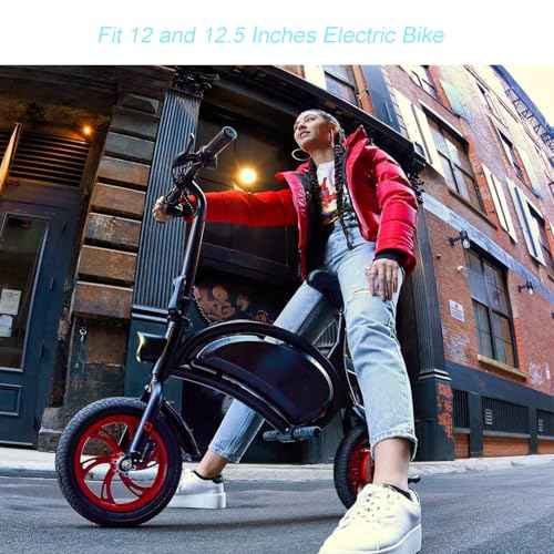 Loxan 2 Pack 12.5x2.25 Bike Inner Tubes Compatible with 12 and 12.5 inches Electric Scooters, 12 1/2 x 2 1/4 inch Replacement Bicycle Tubes with Angled Valve Stem for Electric Bike, E-Bike