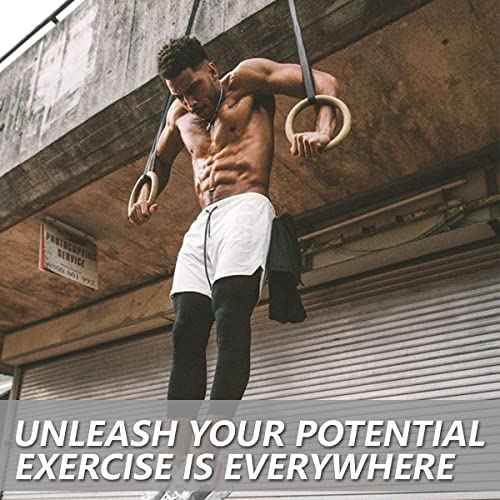 JWJ Men's 2 in 1 Workout Running Shorts 7 Inch Lightweight Athletic Gym Shorts with Compression Liner