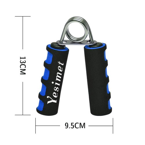 E-smartinlife Hand Grip Strengthener Set, Finger Gripper - Soft Foam Hand Exerciser for Quickly Increasing Wrist Forearm and Finger Strength, 2 Pack