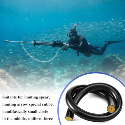 Pangda Fishing Gun Elastic Tube Speargun Band Hose - Black