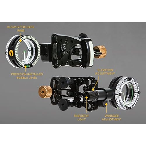 Trophy Ridge Drive Slider Bow Sight , Black