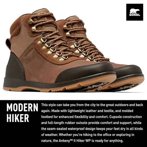 SOREL Men's Ankeny ll Hiker Plus Waterproof Boot