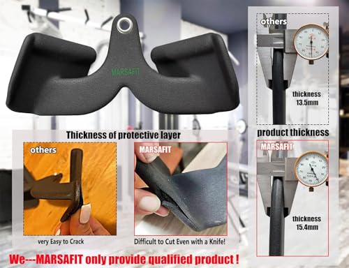 9-Inch Lat Pull Down Bar for Cable Machine - Bicep Tricep & Back Workout Handles