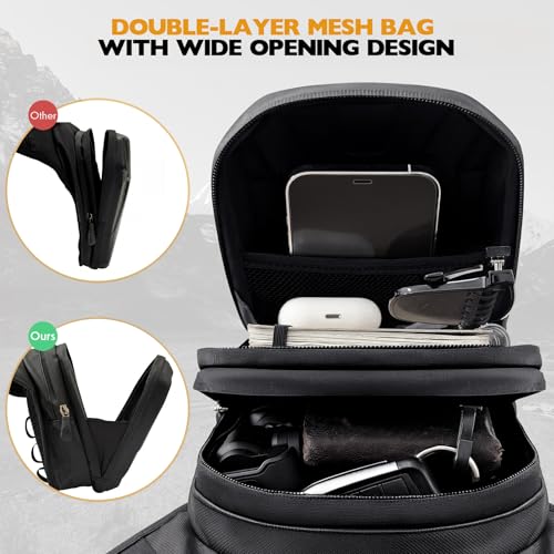 Waterproof Motorcycle Leg Bag with Reflective Logo and Adjustable Straps for Outdoor Cycling Hiking Camping