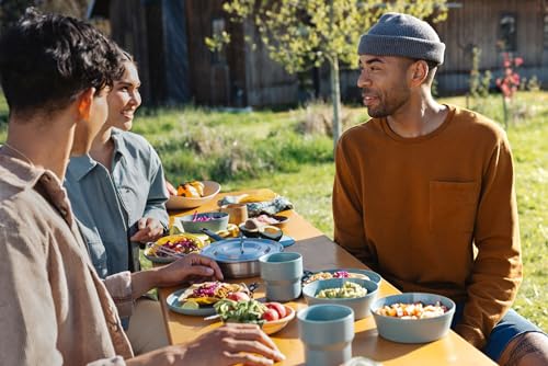 Stackable Camping Bowls 16 oz Set of 2 - BPA-Free Outdoor Dinnerware