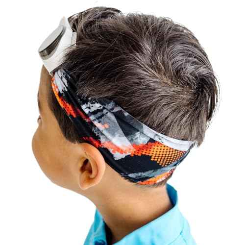Splash Place SWIM GOGGLES with Fabric Strap - Adult & Kids Swim Goggles - Around The World Theme