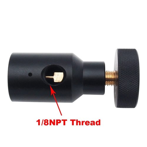 Heyxire Paintball Co2 Fill Adapter Compressed Air Fill Station Remote On or Off ASA Adapter with 3000psi Gauge