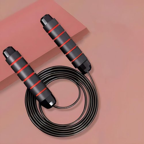 Jumping Rope With Ball Bearing, Adjustable Rope And Memory Foam Handle Are Very Suitable For Speed Training