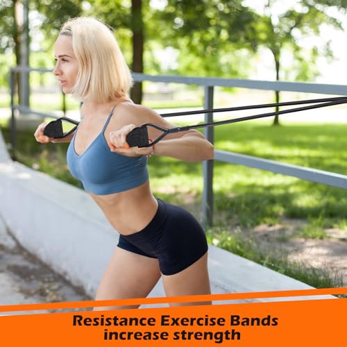 Resistance Exercise Bands for Baseball Pitching - 20 Lb Black