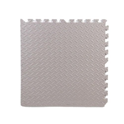 30 * 30cm Gym Floor Mats, Sport Mats Foam Mats,Floor Mat Cover Interlocking Foam Mats,with EVA Foam Floor Tiles for Home Gym(Grey)