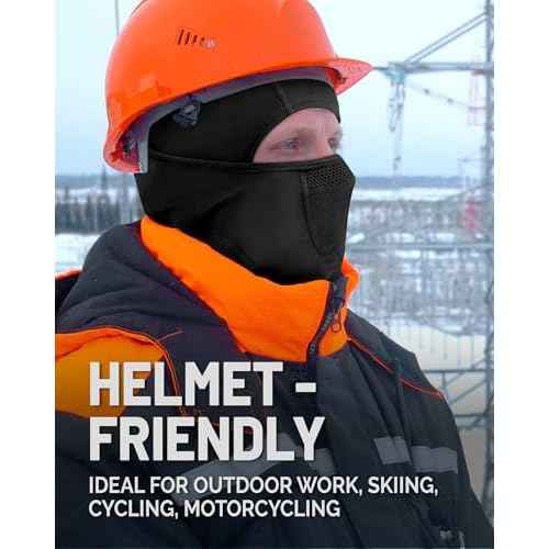 Balaclava Ski Mask for Men Women Dual-Breath Vents Face Mask Fleece Thermal Winter Balaclava for Outdoor Activities & Work