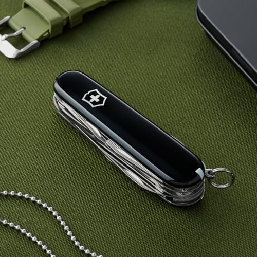 Victorinox Huntsman Swiss Army Pocket Knife Black - 15 Functions
