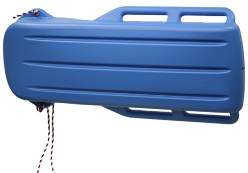 The Original Retro Racer Snow Sled by Confer Plastics, Cool Blue Color, Durable Design for All Ages, Made in USA, Available as a Single Sled for Quick Rides