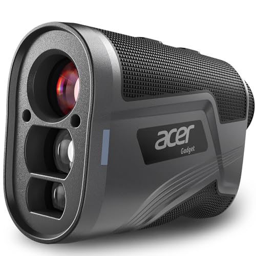 Acer Gadget Golf Rangefinder with Slope - 800/1200Yards Range Finder for Hunting, 6X Magnification with Flag Pole Locking Vibration, Rechargeable Battery with Magnet Stripe, Golf Accessories for Men