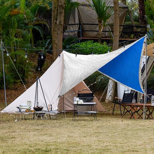 Heavy Duty Waterproof Tarp Cover - Blue 16x20 ft, 5.5 Mil UV Resistant
