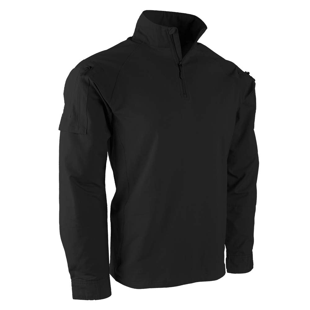 LA Police Gear LAPG Men's Combat Shirt, Long Sleeve Combat Shirt for Men, Comfortable & Lightweight Uniform Shirt