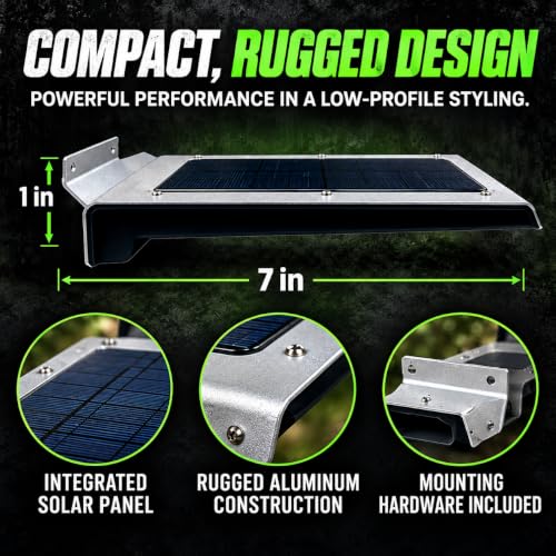 Elusive Wildlife Motion-Activated Feeder Light - Green - Solar Powered for Hog Hunting & Deer Feeders