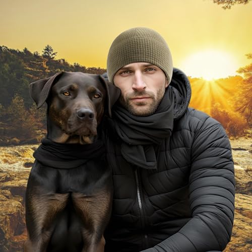 2 Pack Grid Fleece Beanie Watch Cap Waffle Tactical Beanie Multi-Season Army Military Fleece Hat, All Weather Gear