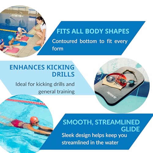 Sporti Kids Kickboard for Swim Training Lesson, Swimming Kickboard for Junior, Water Board for Kids, Swimming Training Aid