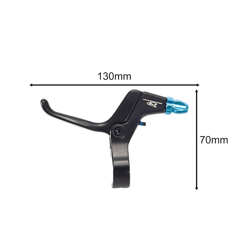 Kids Bike Brake Levers 1 Pair Adjustable Aluminum Lightweight Handbrake (Variation: Black Blue)