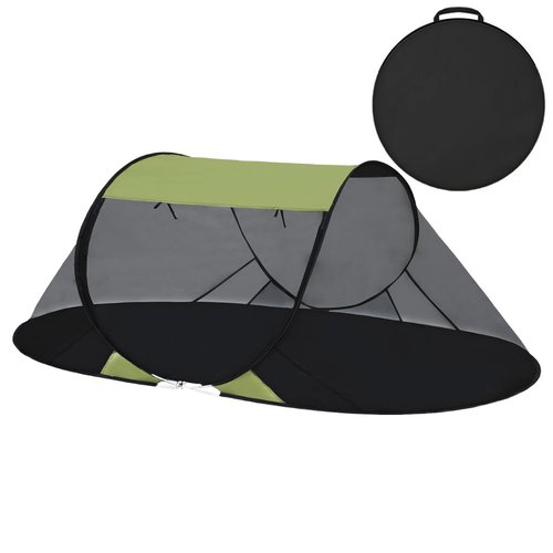 Akiky Pop Up Mosquito Tent for Camping,1 Person Camping Tent with Bug Screen Tent,Mosquito Net Foldable Portable for Adults Kids (ArmyGreen)