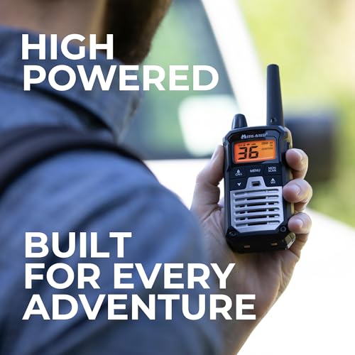 Midland T290VP4 High-Powered GMRS Two-Way Radios | Long-Range Communication with 36 Channels & 121 Privacy Codes | Durable, Water-Resistant Design for Outdoor Adventures