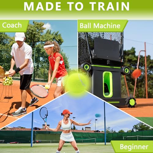 Multi-Color 40 Pack Tennis Balls for Practice & Dog Play - Durable Rubber & Felt