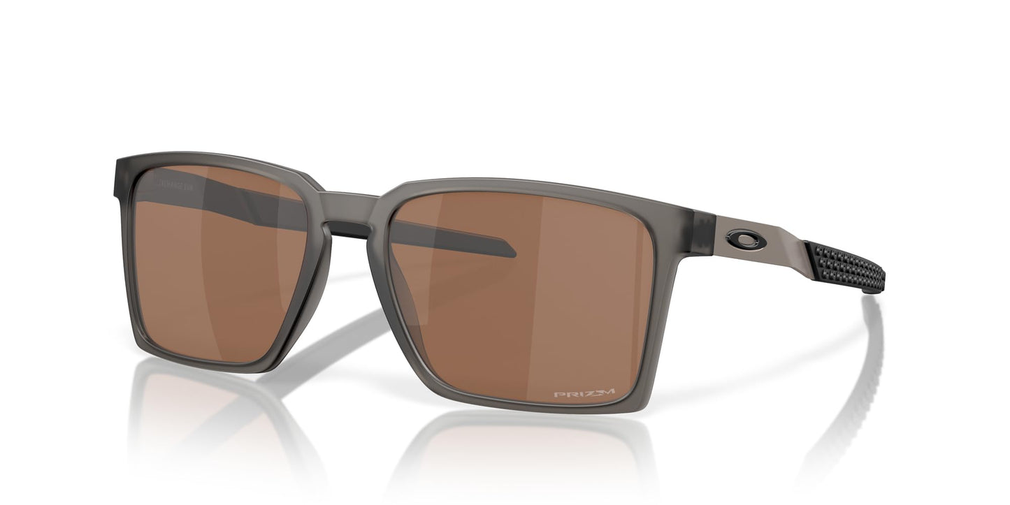 Oakley Sunglasses for Men and Women - OO9483 Exchange Sun Sunglasses PRIZM Lenses - Unisex - Satin Grey Smoke/PRIZM Tungsten - Size 56