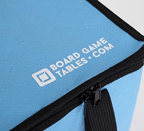 Allplay Lightweight Board Game Bag Light Blue - 12x12x12 Inch, Water Resistant