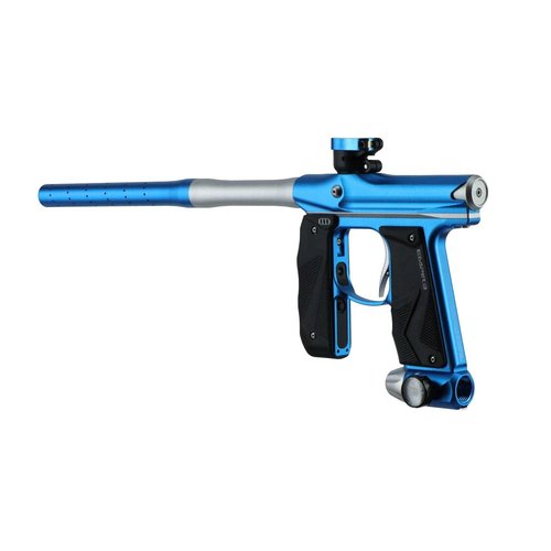 Empire New 2022 Mini GS Electronic Paintball Gun Marker - Dust Blue/Dust Silver