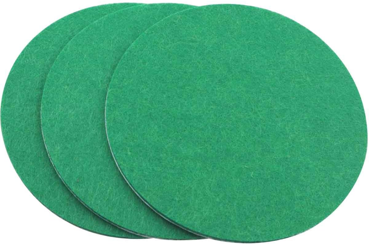 12PCS Hockey Mallet Self-Adhesive Replacement Felt Stickers 94x94x2MM Green Air Hockey Putter Backing Hockey Racket Pads Felt Replacement Pads