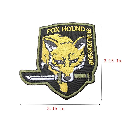Military Morale Patch Set - Diamond Dogs & Metal Gear Solid Fox 3pcs - Variation of THIS listing