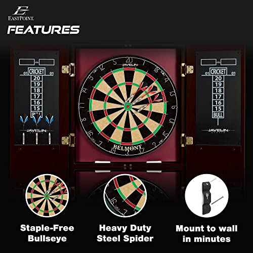 EastPoint Sports Belmont Bristle Dartboard and Cabinet Set