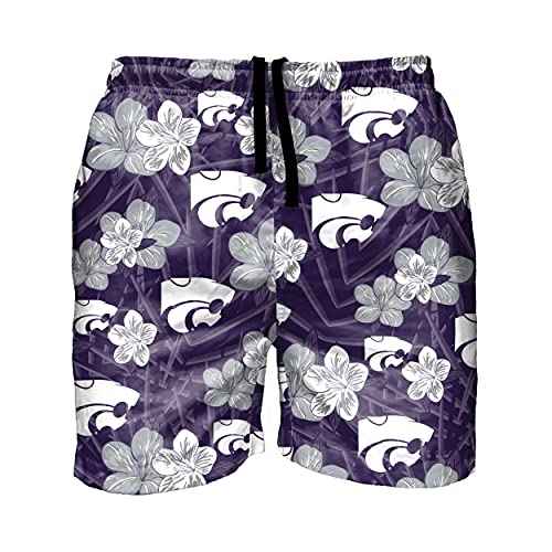 FOCO Men's Hibiscus Slim Fit 5.5" Suit Swimming Trunks