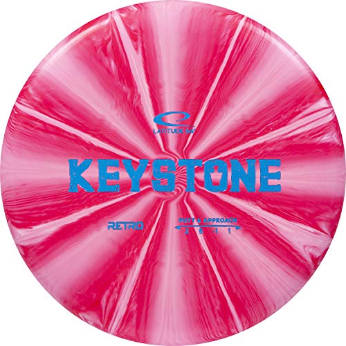 Disc Golf Putter - Latitude 64 Retro Burst Keystone 175g Red, PDGA Approved