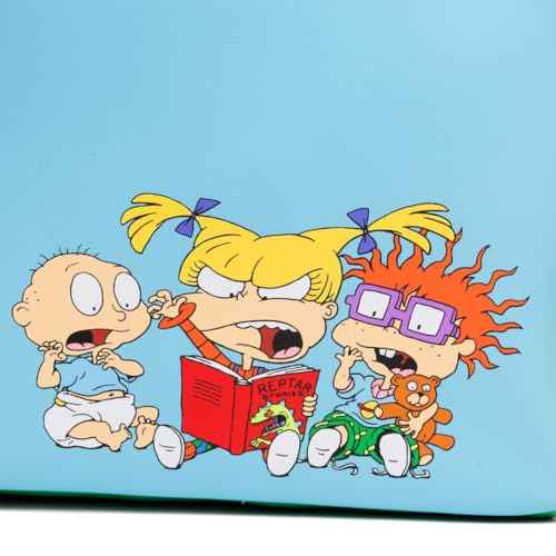 Loungefly Nickelodeon Rugrats Tommy, Chuckie And Angelica Triple Pocket Womens Backpack