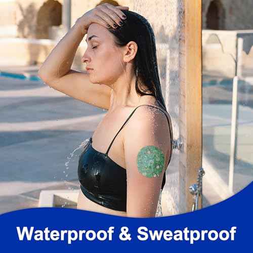 HONYOU 15Pack Dexcom G7 Over Patches Waterproof, 15 Days Long Stay Stelo Overpatch Halloween Festive Pattern Protective Adhesive CGM Sensor Covers No Hole, Hypoallergenic & Latex-Free, Sweatproof