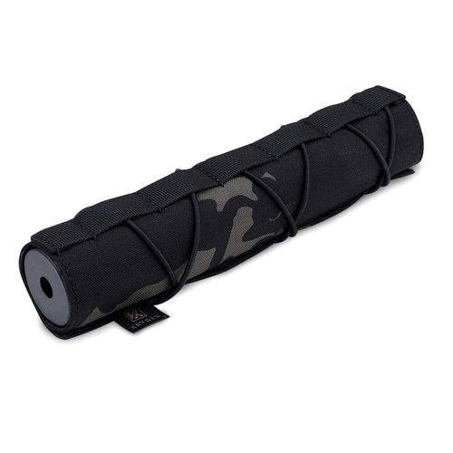 KRYDEX Tactical Airsoft Suppressor Cover 8.66 inch / 22cm (MCBK)