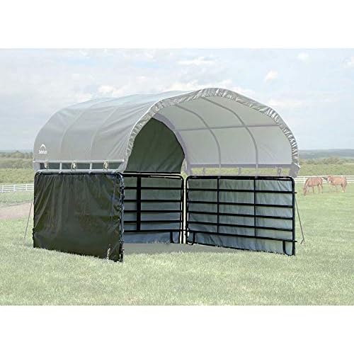 ShelterLogic 12'x12' Equine, Livestock and Agricultural Shelter Enclosure Kit (Corral Panels and Shelter Not Included)